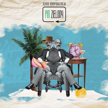 Pin Zielony - Teatr Improwizacji - Będę grał w grę - improwizowane show komediowe