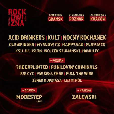 KARNET: 21-23.08.2025 Rockowizna Festiwal Poznań