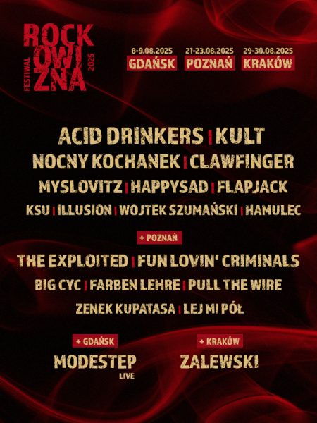 KARNET: 21-23.08.2025 Rockowizna Festiwal Poznań