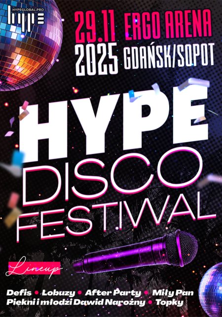 Festiwal Muzyki Disco 2025 - Hype Disco Festiwal
