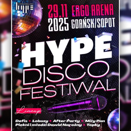 Festiwal Muzyki Disco 2025 - Hype Disco Festiwal