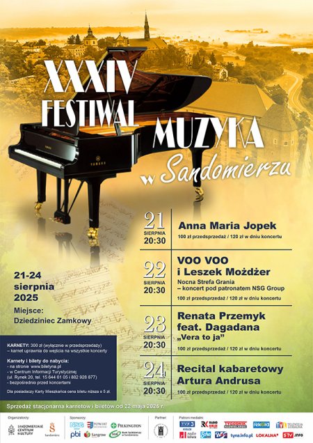 XXXIV Festiwal Muzyka w Sandomierzu