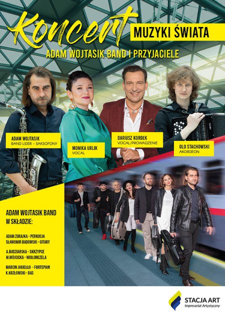 Koncert Muzyki Świata - Adam Wojtasik Band i Przyjaciele