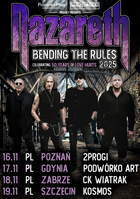 Nazareth - Bending The Rules Tour 2025