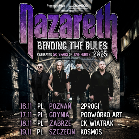 Nazareth - Bending The Rules Tour 2025