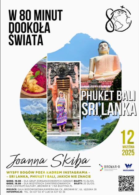 "W 80 minut dookoła świata" - Joanna Skiba "Wyspy Bogów poza kadrem Instagrama – Sri Lanka, Phuket i Bali, jakich nie znacie"