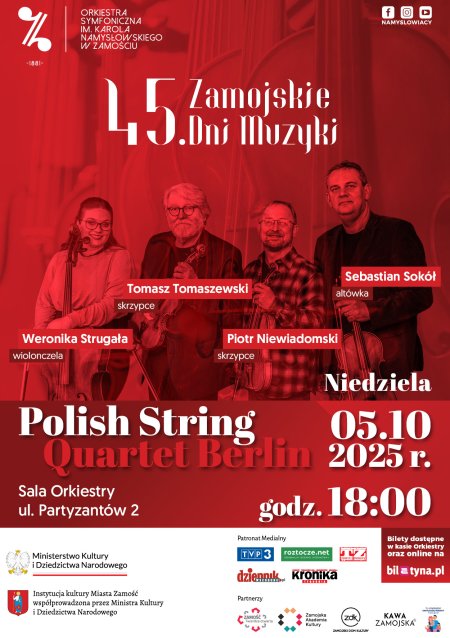 45. Zamojskie Dni Muzyki - Polish String Quartet Berlin