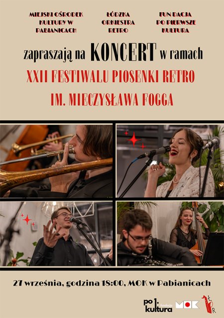 Koncert Łódzkiej Orkiestry Retro