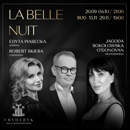 Koncert przy Świecach - La Belle Nuit | Jagoda Sokołowska O'Donovan i Edyta Piasecka