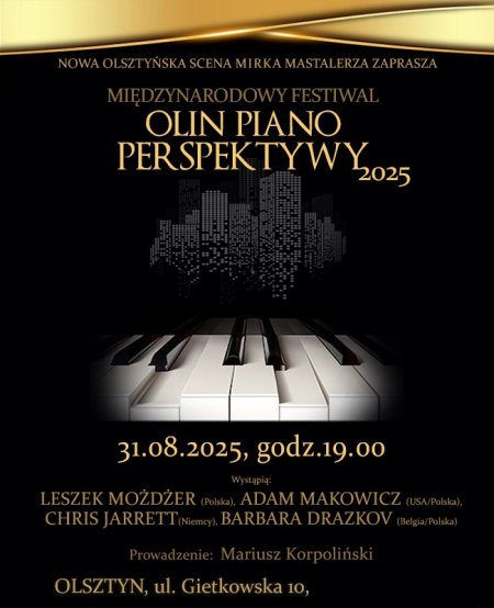 Międzynarodowy Festiwal OLIN PIANO PERSPEKTYWY 2025