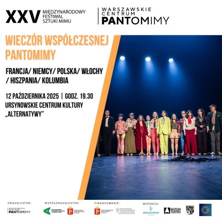 „Wieczór współczesnej pantomimy” | Francja, Polska, Niemcy, Hiszpania, Włochy, Kolumbia
