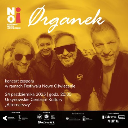 koncert zespołu Ørganek | „Na razie stoję, na razie patrzę”