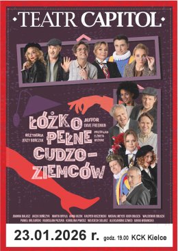 Łóżko pełne cudzoziemców