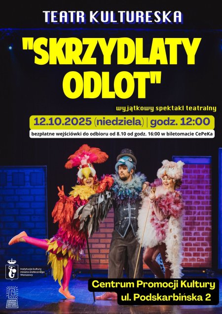 „Skrzydlaty odlot" – spektakl ekologiczny Teatru Kultureska