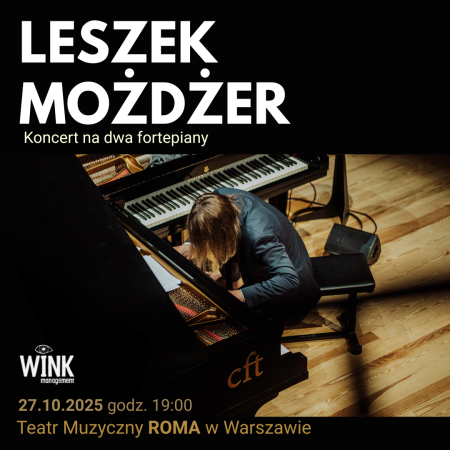 Leszek Możdżer Solo - koncert na dwa fortepiany