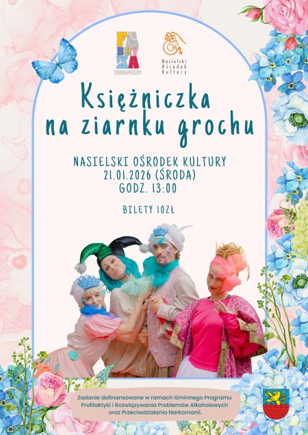 Spektakl dla dzieci pt. "Księżniczka na ziarnku grochu" - Fabryka Kultury
