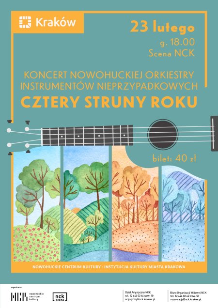 Nowohucka Orkiestra Instrumentów Nieprzypadkowych – koncert „Cztery struny roku”
