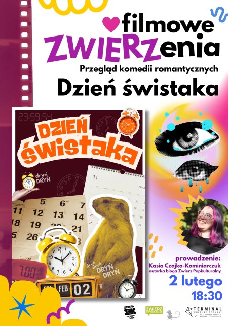 KINO W TERMINALU: Dzień świstaka. Filmowe ZWIERZenia z Kasią Czajką-Kominiarczuk