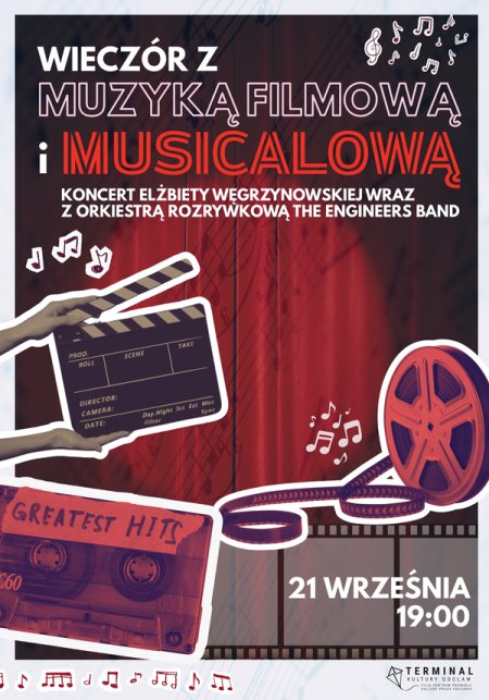Wieczór z muzyką filmową i musicalową - koncert Elżbiety Węgrzynowskiej wraz z Orkiestrą Rozrywkową The Engineers Band