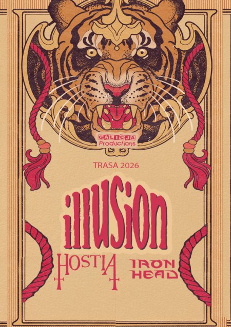 Trasa ILLUSION, HOSTIA, IRON HEAD 2026
