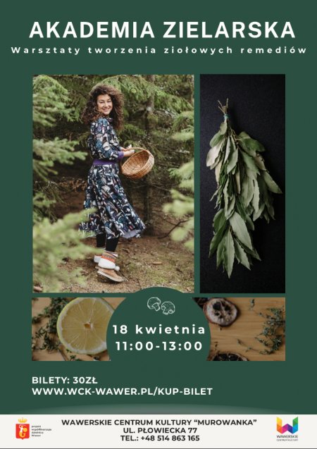 Akademia Zielarska 18.04.2026 g. 11:00 Murowanka