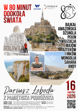 W 80 minut dookoła świata - spotkanie z Dariuszem Łobodą „Z pamiętnika podróżnika”