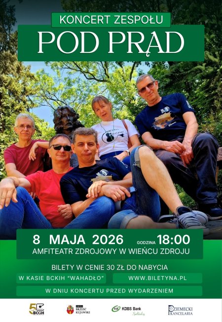 POD PRĄD - koncert w Amfiteatrze Zdrojowym