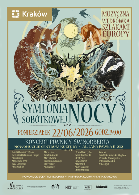 SYMFONIA SOBÓTKOWEJ NOCY Koncert Piwnicy Św. Norberta