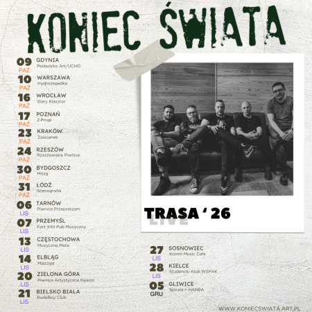 Koniec Świata - Trasa '26