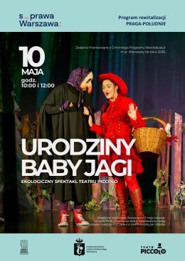 Urodziny Baby Jagi - ekologiczny spektakl Teatru Piccolo