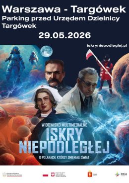 Iskry Niepodległej. Warszawa - Targówek -widowisko multimedialne. Maj 2026